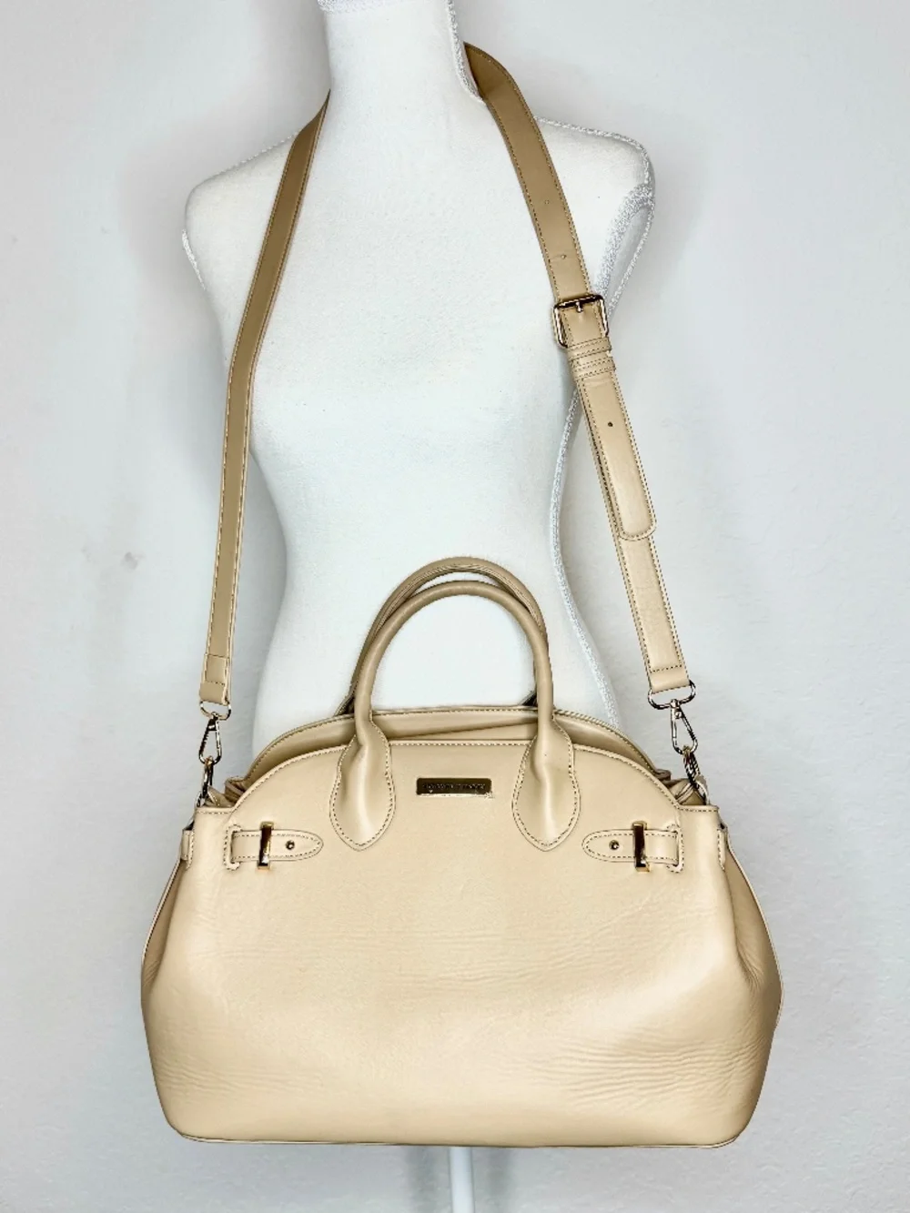 Adrienne Vittadini Large Dome Satchel Carryall Handbag